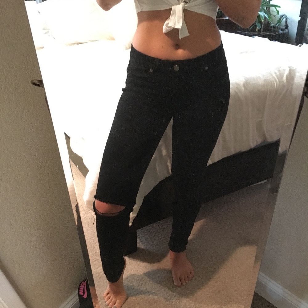 Paige Verdugo Ultra Skinny Black Jeans